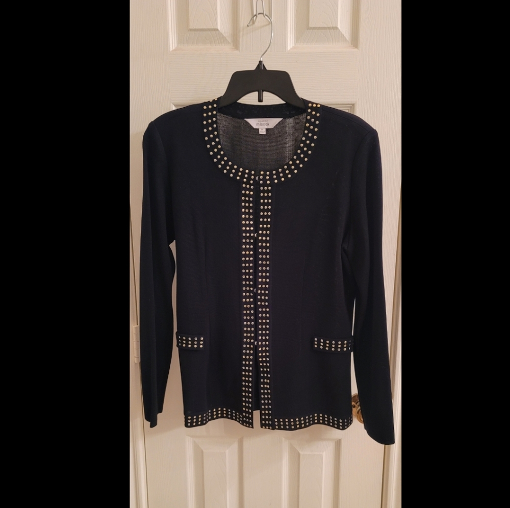 Misook Studded Jacket - image 1